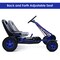 Costway 4 Wheels Kids Ride On Pedal Powered Bike Go Kart Racer Car Outdoor Play Toy